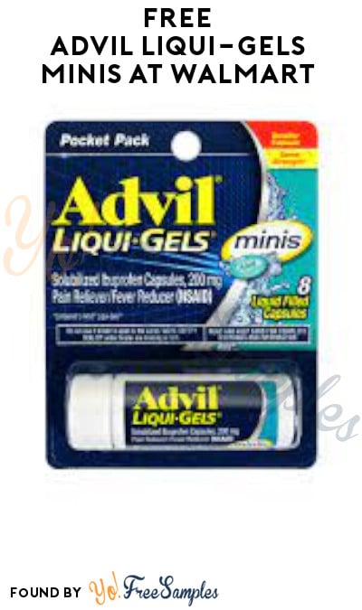 FREE Advil Liqui-Gels Minis at Walmart (Shopkick Required)