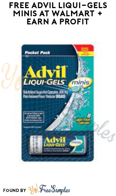 FREE Advil Liqui-Gels Minis at Walmart + Earn A Profit (Shopkick Required)