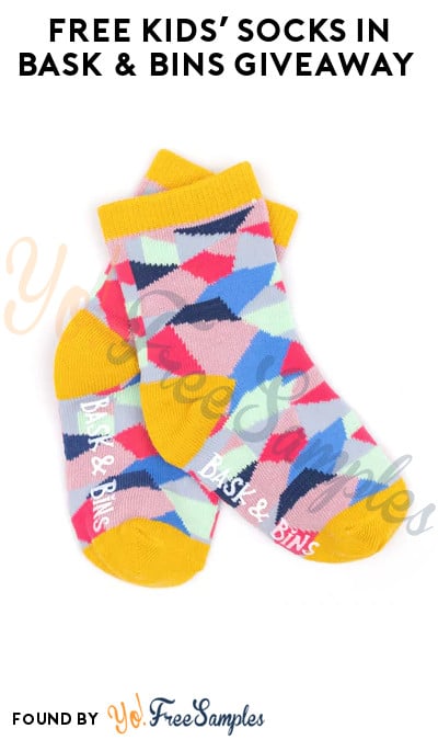 First 100: FREE Kids’ Socks in Bask & Bins Giveaway