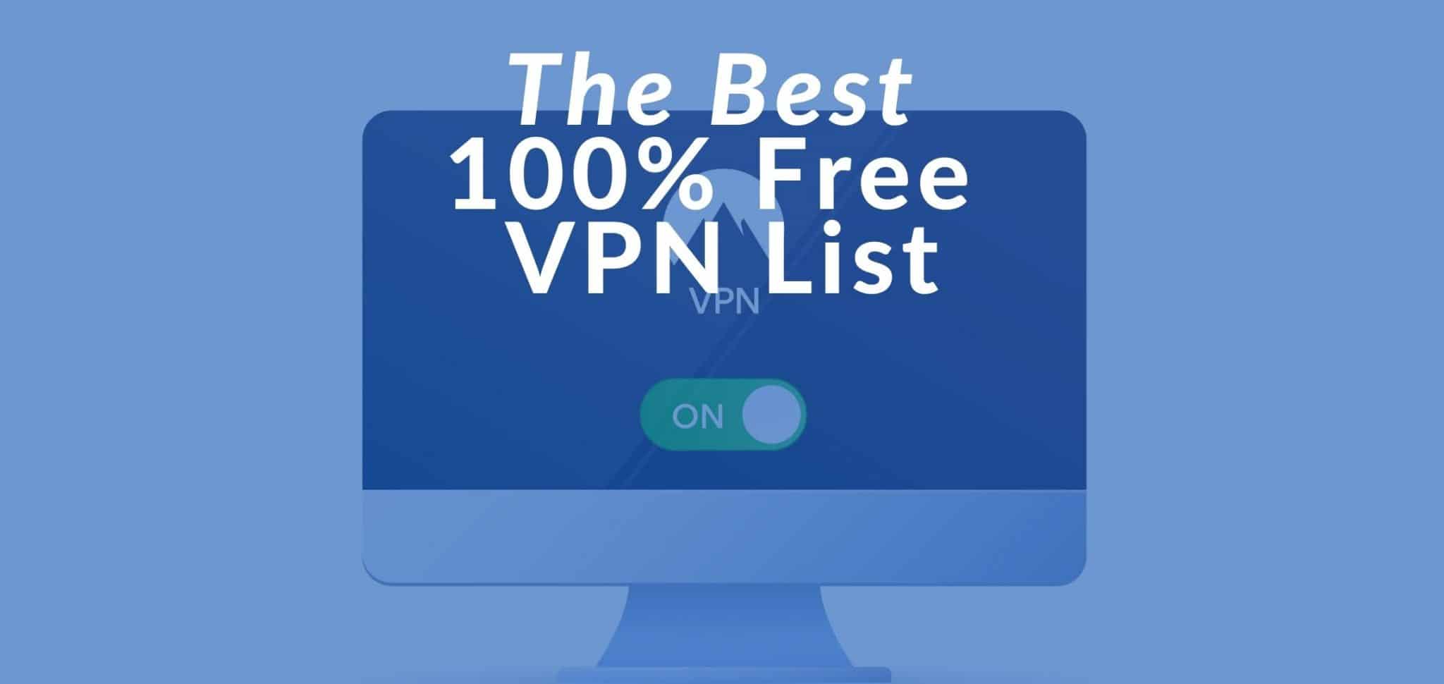 free vpn lists