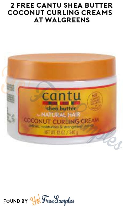 2 FREE Cantu Shea Butter Coconut Curling Creams at Walgreens (Rewards/Coupon Required)