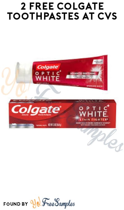 2 FREE Colgate Toothpastes at CVS (Coupon + Account/App Required)