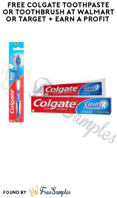 FREE Colgate Toothpaste or Toothbrush at Walmart or Target + Earn A Profit (Fetch Rewards Required)