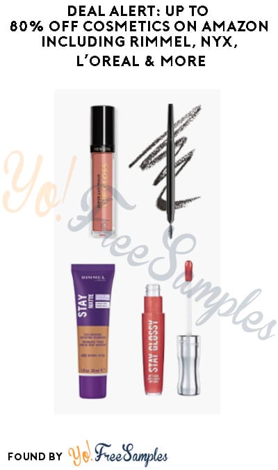 DEAL ALERT: Up to 80% off Cosmetics on Amazon including Rimmel, NYX, L’Oreal & More