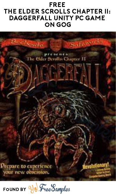 FREE The Elder Scrolls Chapter II: Daggerfall Unity PC Game on GOG (Account Required)