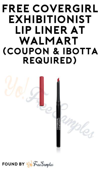 FREE CoverGirl Exhibitionist Lip Liner at Walmart (Coupon & Ibotta Required)