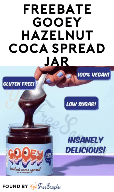FREEBATE Gooey Hazelnut Coca Spread Jar