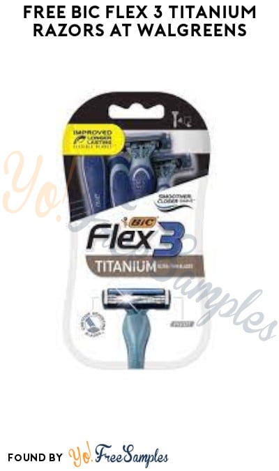 FREE BIC Flex 3 Titanium Razors at Walgreens (Account/Coupon Required)