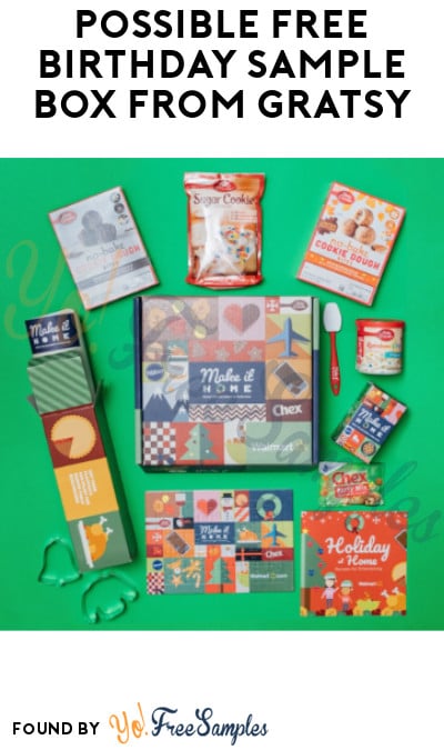 Possible FREE Birthday Sample Box from Gratsy (App Required)