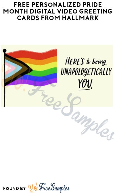 FREE Personalized Pride Month Digital Video Greeting Cards from Hallmark