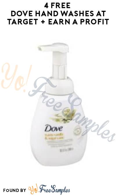 4 FREE Dove Hand Washes at Target + Earn A Profit (RedCard, Ibotta & Fetch Rewards Required)