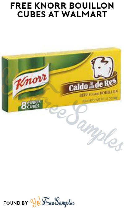 FREE Knorr Bouillon Cubes at Walmart (Fetch Rewards Required)