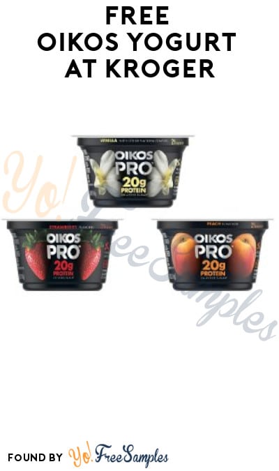 FREE Oikos Pro Single Serve Yogurt at Kroger (Account/Coupon Required)