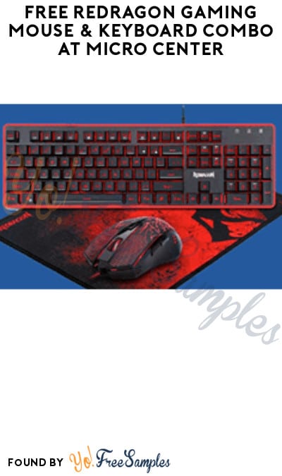 FREE Redragon Gaming Mouse & Keyboard Combo at Micro Center (Coupon Required)