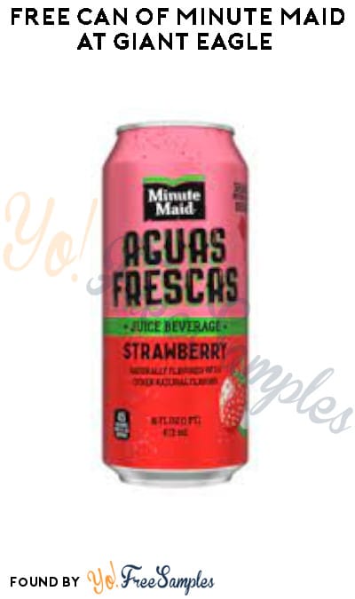 FREE Can of Minute Maid Aguas Frescas at Giant Eagle (Account/Coupon Required)