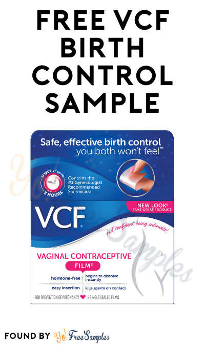 FREE VCF Birth Control Sample [Verified Received By Mail]