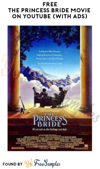 FREE The Princess Bride Movie on YouTube (With Ads)