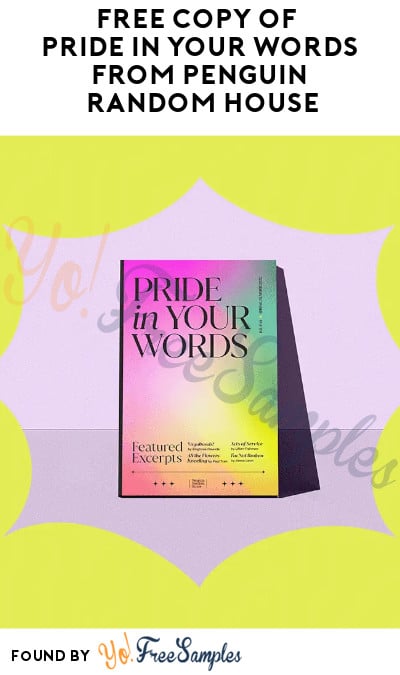 FREE Copy of Pride In Your Words from Penguin Random House 