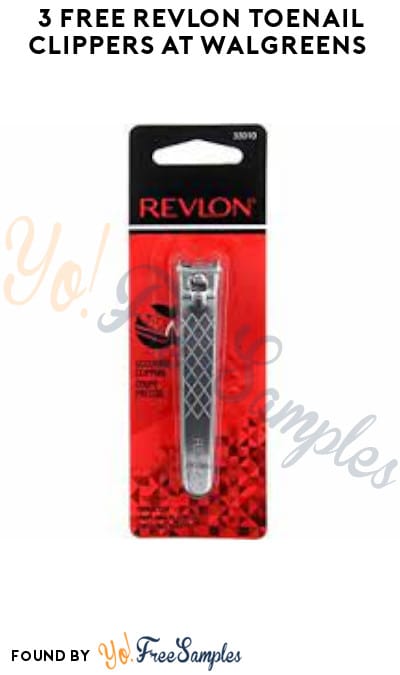 3 FREE Revlon Toenail Clippers at Walgreens (Rewards/Coupon Required)