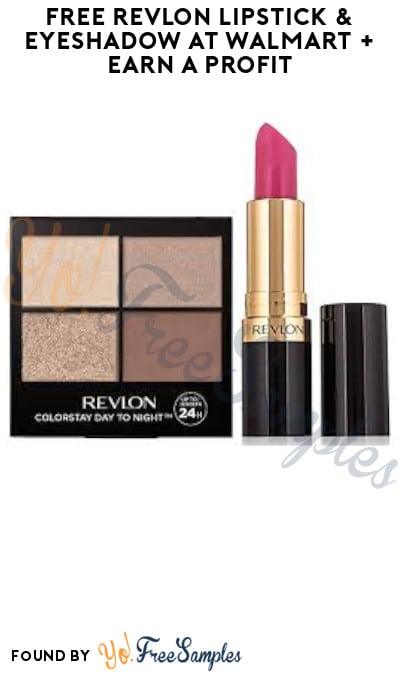 FREE Revlon Lipstick & Eyeshadow at Walmart + Earn A Profit (Ibotta Required)