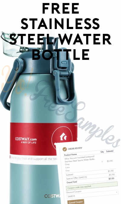FREE Stainless Steel Water Bottle From Costway (Account Required)