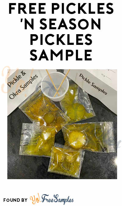 FREE Pickles ‘N Season Pickles Sample