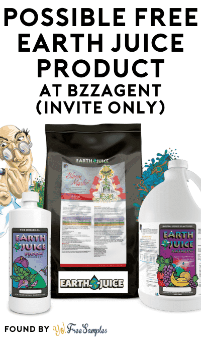 Possible FREE Earth Juice Product At BzzAgent (Invite Only)