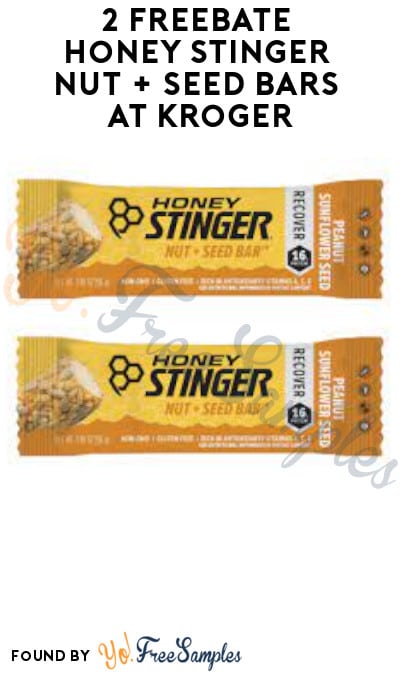 2 FREEBATE Honey Stinger Nut + Seed Bars at Kroger (Account/Coupon & Ibotta Required)