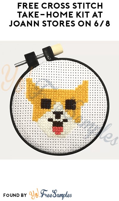 FREE Cross Stitch Take-Home Kit at JOANN Stores on 8/6