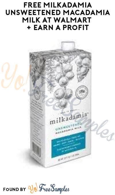 FREE Milkadamia Unsweetened Macadamia Milk at Walmart + Earn A Profit (Shopkick Required)