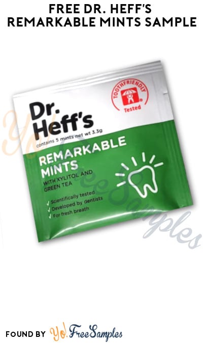 FREE Dr. Heff’s Remarkable Mints Sample