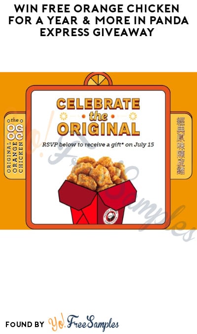 Win FREE Orange Chicken For A Year & More in Panda Express Giveaway