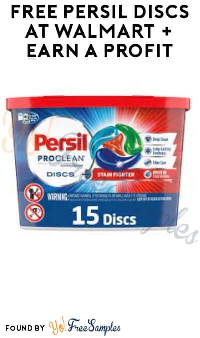 FREE Persil Discs at Walmart + Earn A Profit (Ibotta, Coupons App & Shopkick Required)