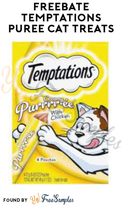FREEBATE Temptations Puree Cat Treats (Fetch Rewards Required)