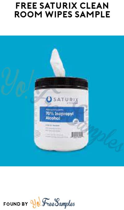 FREE Saturix Clean Room Wipes Sample (Company Name Required)