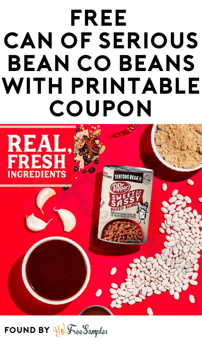 FREE Can of Serious Bean Co Beans with Printable Coupon