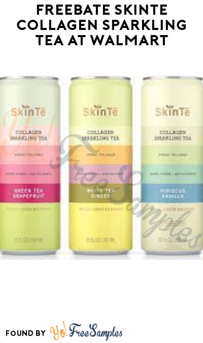 FREEBATE SkinTe Collagen Sparkling Tea at Walmart (Ibotta Required)