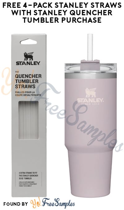 FREE 4-Pack Stanley Straws with Stanley Quencher Tumbler Purchase (Code Required)