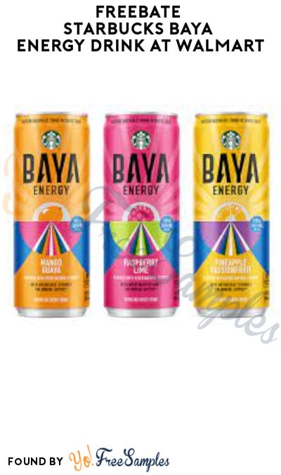 FREEBATE Starbucks Baya Energy Drink at Walmart (Ibotta Required)