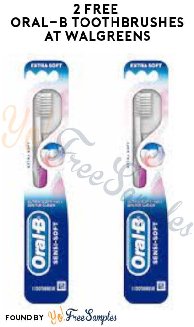 2 FREE Oral-B Toothbrushes at Walgreens (Account/Coupon Required)