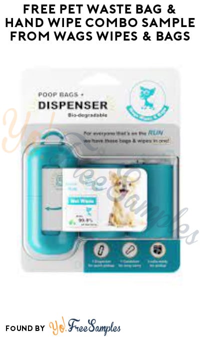FREE Pet Waste Bag & Hand Wipe Combo Sample from Wags Wipes & Bags (Instagram Required)