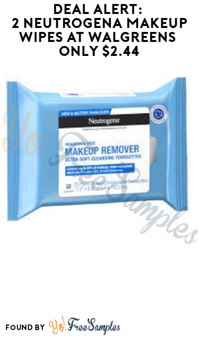 DEAL ALERT: 2 Neutrogena Makeup Wipes at Walgreens Only $2.44 (Account/Coupon & Ibotta Required)