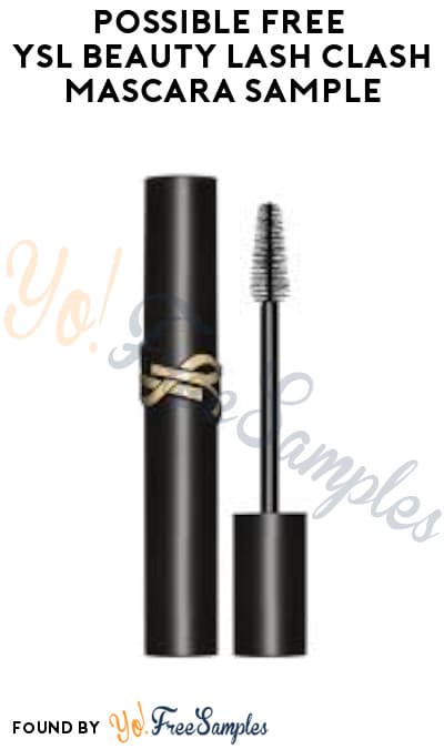 Possible FREE YSL Beauty Lash Clash Mascara Sample (Facebook/Instagram Required)