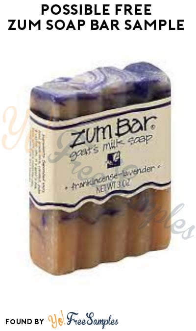 Possible FREE Zum Soap Bar Sample (Facebook/Instagram Required)