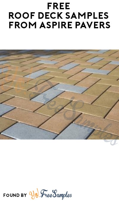FREE Roof Deck Samples from Aspire Pavers