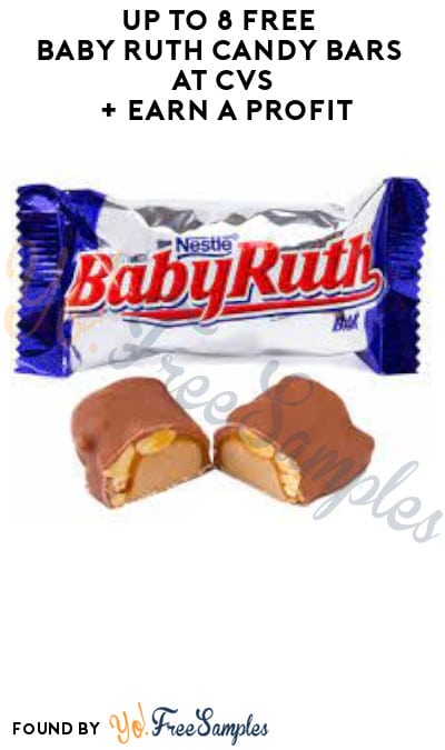 Up to 8 FREE Baby Ruth Candy Bars at CVS + Earn A Profit (Swagbucks Required)