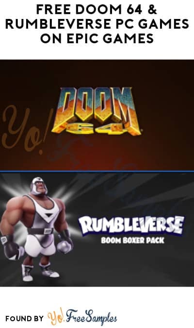 FREE Doom 64 & Rumbleverse PC Games on Epic Games (Account Required)