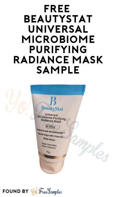 FREE BeautyStat Universal Microbiome Purifying Radiance Mask Sample
