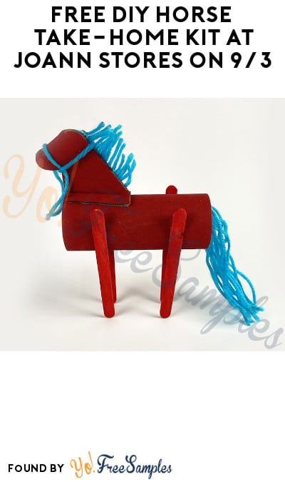 FREE DIY Horse Take-Home Kit at JOANN Stores on 9/3