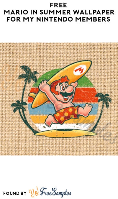 FREE Mario in Summer Wallpaper for My Nintendo Members